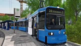 TramSim Munich  The Tram Simulator  Gameplay [upl. by Kaczer]