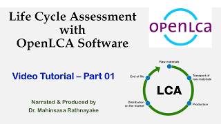 OpenLCA Software Tutorial  Part 01 [upl. by Nossah761]