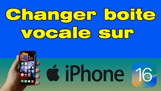 Comment changer sa messagerie vocale sur iPhone [upl. by Nnaarat523]