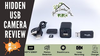 USB Hidden Camera Charger With Audio Review [upl. by Pepe]