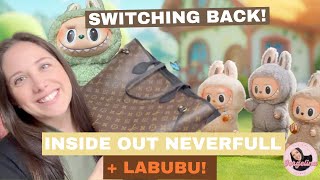 Switching Back to My Inside Out Neverfull 👜  The Monsters Labubu Charm Obsession 😍 [upl. by Neelyahs82]