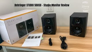 Behringer STUDIO 50USB  Studio Monitor Review [upl. by Lanita]