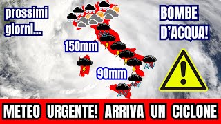 METEO ITALIA PREVISIONE SHOCK PER LA PROSSIMA SETTIMANA GIULIACCI EMERGENZA CICLONE A PARTIRE DAL [upl. by Adaran]