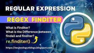 what is finditer and difference between findall and finditer  Regex finditer in Python [upl. by Onairotciv]