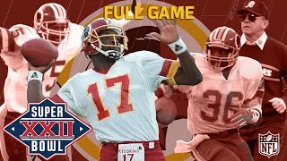 Super Bowl XXII Doug Williams Defeats John Elway  Redskins vs Broncos  NFL Full Game [upl. by Nitaf]