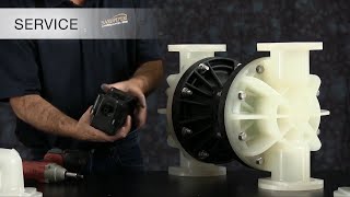 SANDPIPER S15 amp S20 NonMetallic Pumps Air End Kit Install [upl. by Perice]