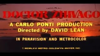 DOCTOR ZHIVAGO 65 quotAcademy Award Trailerquot [upl. by Asemaj]