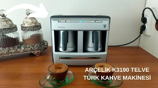 ARÇELİK K3190 TELVE KAHVE MAKİNESİ [upl. by Karna]