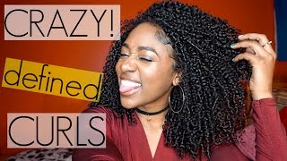 Shingling Method for Crazy Defined Curls Natural Hair [upl. by Dynah]