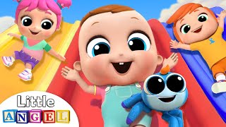 Playtime with Itsy Bitsy  Playground Song  Little Angel Nursery Rhymes amp Kids Songs [upl. by Alia610]