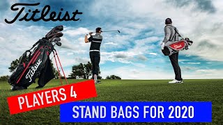 Titleist Players 4 Stand Bags  Golf Spotlight 2020 [upl. by Weinrich]