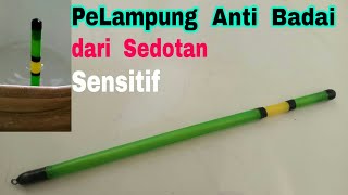 Membuat PeLampung Pancing Anti Badai dari Sedotan [upl. by Enrique]