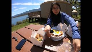 Lake Cachuma Santa BarbaraCamping in Yurt2021 Spring [upl. by Elehcor]