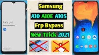 Samsung A10 FRP Bypass  Samsung SM A105F FRP Bypass  All New Security Update WithOut PC 2021 [upl. by Nylannej159]