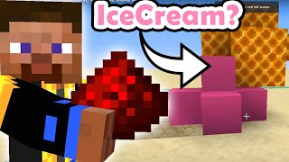 1 Minute to build a Redstone IceCream Cone [upl. by Naomi]