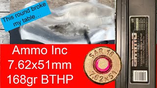 Ammo Inc 762x51 168 Grain Review [upl. by Major]