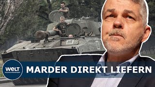 WAFFEN FÜR UKRAINE Masala  Versteht Scholz Argument zum Schützenpanzer Marder nicht  WELT Thema [upl. by Ecinrahs]