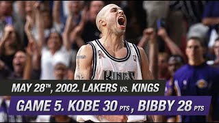 Sacramento Kings vs LA Lakers Game 5 Full Highlights  West Finals 2002 HD [upl. by Nevanod455]