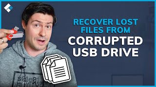 How to Easily Recover Lost Files from Corrupted USB Drive [upl. by Damarra23]