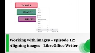 How to insert image in libreoffice writer  insert image libreoffice writer [upl. by Suedaht]