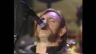 Lemmy and Phil from Motorhead perform Chuck Berrys quotLet it Rockquot on the David Letterman Show 1991 [upl. by Jarlath]