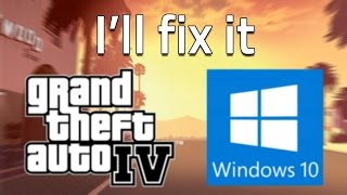 How to run GTA IV on Windows 10  Problem Fix [upl. by Alet]