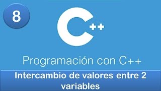 8 Programación en C  Expresiones  Ejercicio Intercambio de valores entre 2 variables [upl. by Raddie20]