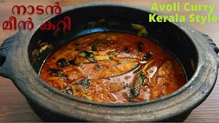 Nadan meen curry  Kerala Fish curry  Avoli curry Kerala style  Pomfret curry  Malayalam [upl. by Martres806]