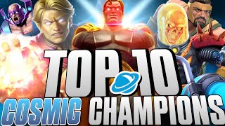 TOP 10 Cosmic Champions in Marvel Contest Of Champions [upl. by Nahshon]