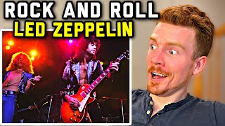 FIRST TIME HEARING Led Zeppelin  Rock and Roll REACTION [upl. by Lenette]