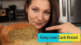 Low Carb Bread  Keto Bread Recipe in Bread Machine Easy to make [upl. by Phalan190]