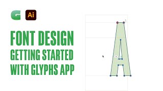 Font design tutorial  Getting started with Glyphs app and illustrator [upl. by Rekcut]