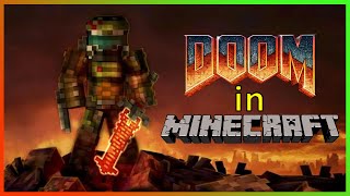 Шутер DOOM портирован в Minecraft  DOOMED Demons of the Nether [upl. by Trbor]