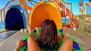 The Cracker Water Coaster Ride at Meryal Waterpark Qatar [upl. by Mackenie]