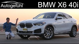 new BMW X6 40i xDrive FULL REVIEW 2020  Autogefühl [upl. by Lyall]