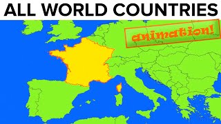 All World Countries · Map  Flag  Capital City  Pronunciation [upl. by Truitt]