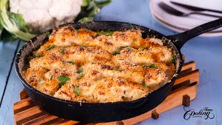 Cauliflower Gratin  Easy Recipe for a Healthy LowCarb Side Dish [upl. by Rohclem477]