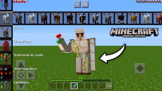 TRANSFORMATE EN CUALQUIER MOB  ANIMAL DE MINECRAFT PE  BEDROCK 116  MORPH ADDON PARA MINECRAFT [upl. by Oirtemed]