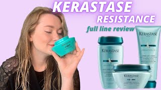 KERASTASE RESISTANCE FULL LINE REVIEW [upl. by Adiaj]