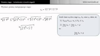 Twierdzenie o trzech ciągach [upl. by Bondy362]