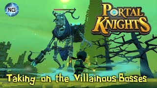 Portal Knights  Taking on the Villainous Bosses [upl. by Nalehp]