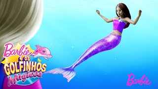 És uma sereia  Filme da Barbie e os Golfinhos Mágicos  Barbie Português [upl. by Annorah899]