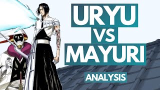 URYU ISHIDA vs MAYURI KUROTSUCHI  Bleach Battle ANALYSIS  The Quincys Pride [upl. by Oakie]