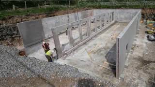 FP McCann Brentwood Leyburn Precast Tank Installation [upl. by Yeorgi]