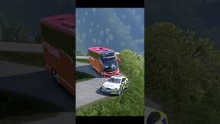 World Challenge driving on Narrow road 17  Euro Truck Simulator 2 HD2K4K [upl. by Lillith398]