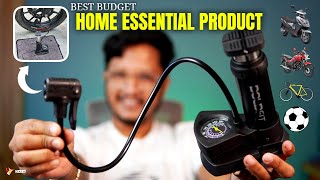 Best Budget Home Essential Product Under 500  Boldfit Foot Pump with Pressure Gauge datadock [upl. by Anad172]