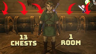 13 CHESTS 1 ROOM  Zelda Twilight Princess Randomizer  Part 23 [upl. by Hunley]