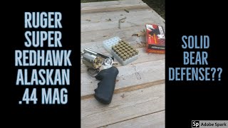 Ruger Super Redhawk Alaskan 44 Magnum Review [upl. by Gipson]