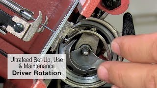 Driver Rotation on a Sailrite Ultrafeed Sewing Machine [upl. by Anneliese383]