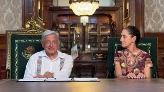 ÚltimaHora AMLO firma decreto para la publicación en el DOF de la reforma al Poder Judicial [upl. by Primaveria]